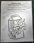 Ksrs25ikss01 2216271 Kitchenaid Side By Refrigerator Use Care Guide Sheets Ksrs25ikss01 2216271 Kitchenaid Side By Refrigerator Use Care Guide Sheets