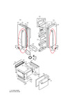 Lfx25960sw-00 3651ja1023g Lg Genuine Refrigerator Door