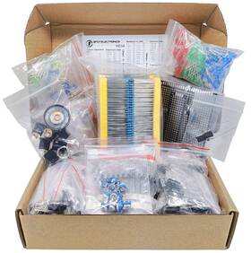 A-b-meg-1 3pdt Mega Electronic Component Kit Assortment Capacitors Resistors Led A-b-meg-1 3pdt Mega Electronic Component Kit Assortment Capacitors Resistors Led