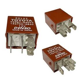 156700-0860 501 Parts 2 Pack Genuine Oem Multi-purpose Relay Compatible With Toyota/denso 90987