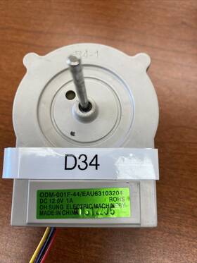 Eau63103204 Adkun Odm-00if Refrigerator Evaporator Fan Motor Replacement For Lg#d34