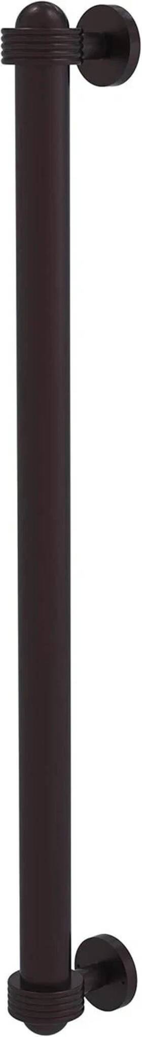 402ag-rp Allied Brass 18-inch Refrigerator Groovy Accents Appliance Pull Antique Bronze