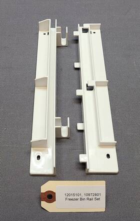 R0181153 Amana 10972801 Freezer Bin Rail Set 12015101 Kenmore Others