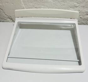 Abc3027dps Amana Refrigerator Spillsaver Easyglide Shelf Glass With Bracket And Back Guard