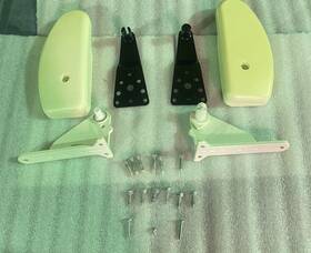 Aff2534few Amana Complete Set Of Door Hinges And Hardware For Refrigerator
