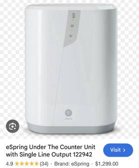 122941 Amway Espring Tm Under The Counter Unit With Aux Faucet Item # Brand New Sealed 122941 Amway Espring Tm Under The Counter Unit With Aux Faucet Item # Brand New Sealed
