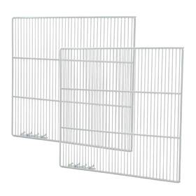 Afe-25x2325 Ancaster Food Equipment Set Of 2 Commercial Freezer And Refrigerator Replacement Shelves 25 Inch X 23.25