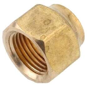 54018-12 Anderson Metals Corp Brass Refrigerator Flare Nut Short Forged 3/4- Inch -54018-12