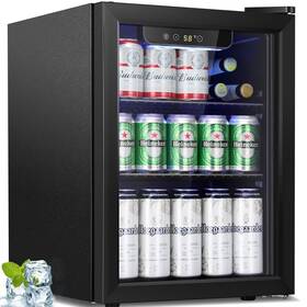 Cooler-68 Antarctic Star 613464773610 Beverage Refrigerator Can 16 Bottle Mini Fridge For Soda Beer Wine