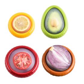 Bxh001 Aovstves Fruit And Vegetable Preservation Box Set 4 Pcs Storage C