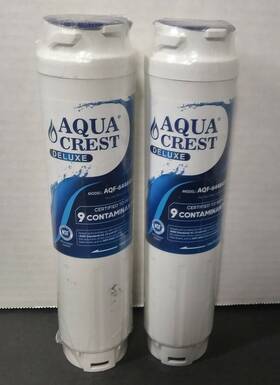 Aqf-644845-d Aqua Crest Aquacrest Deluxe 2pk Refrigerator Water Filters Generic Replacement