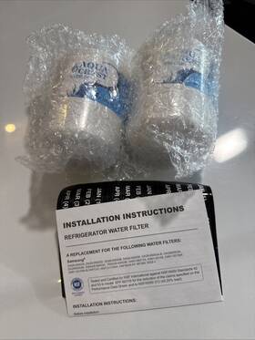 Aqf-00003-p3-n Aquacrest Pack Of 2 Samsung Water Filters Sealed Freefastshipping Aqf-00003-p3-n Aquacrest Pack Of 2 Samsung Water Filters Sealed Freefastshipping