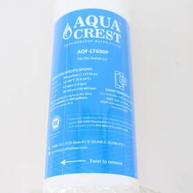Aqf-lt600p-p Aquacrest Lot Of 2 Aqua Crest Premium Refrigerator Water Filters - New Sealed