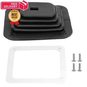 Aramoxq6vge2pux9 Aramox Gear Shift Boot Shifter Cover Rubber Car Normal Black