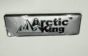 Arf18mss Arctic King Logo /nameplate Removed From Open Box Refrigerator D 1