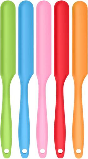 Sp-5cs Armrouns 5pcs Silicone Jar Spatulas Set Cake Cream 9.8 Inch