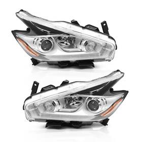 Ap-082647-780916-st Aspaton Halogen Headlight Compatible With Murano S/sl/sv/platinum 2015-2018 Drl Hea