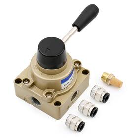 Hv-03 Baomain Rotary Lever Hand Valve 150 X 72 87 Mm / 5.9 2.8 3.4 Inches