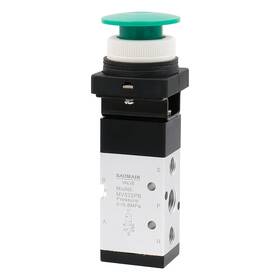 Msv-86522pb Baomain Pneumatic Mechanical Valve Mv522pb 36 X 32 122 Mm Silver Black
