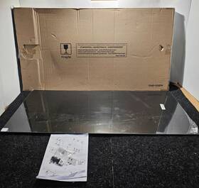 Ra-f18duu33 Bespoke Ra-f18duu33/aa Flex Refrigerator Upper Panel Charcoal Glass For Samsung