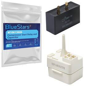 Bluestars 742488713125 Kenmore Frigidaire Refrigerator Compressor Relay Start And Capacitor New