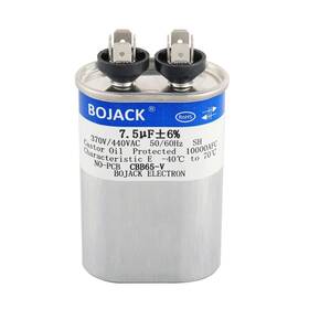Cbb65 Bojack 768894139403 7.5 Uf 6% Mfd 370v/440v Oval Run Start Capacitor For Ac