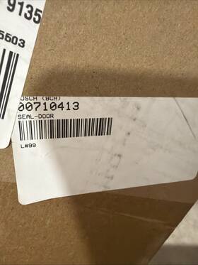 00710413 Bosch Door Gasket