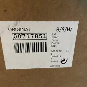 00717851 Bosch Refrigerator Freezer Door