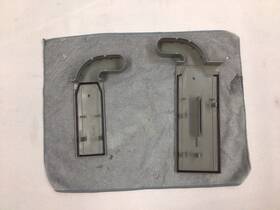 12028331 Bosch 12028330 Refrigerator Hinge Cover 2 Set- Oem P/n 12028330/12028331