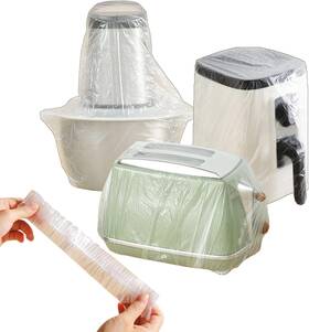 Staywild-3256 Brand Staywild 60 Pcs Clear Small Appliance Dust Covers Disposable Kitchen