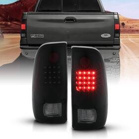 03-ff97leddsg3 Branded Dark Smoke Replacement Led Brake Turn Signal Tail Lights Pair For 97-03 Ford 03-ff97leddsg3 Branded Dark Smoke Replacement Led Brake Turn Signal Tail Lights Pair For 97-03 Ford