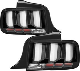 Tl-fmus05-led-w Branded Tail Lights Led Assembly Compatible With Ford Mustang 2005 2006 2007 2008 2009