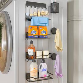 Bwesdero 607602326554 Magnetic Shelf 8 Pack - Washer Dryer Organizer Heavy Duty Metal Mag