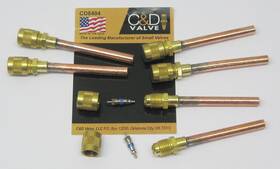 Cd8404 C&d Valve 682248112228 Copper Tube Access 1/4 Package Of 6 Inch