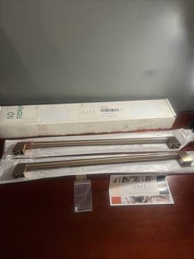 Cxss2h2pmbz Cafe/ge Refrigeration Handle Kit For French Door Refrigerator Brushed