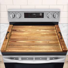 Sc001 Cenleoha Noodle Board Stove Cover Wood Top Covers For Electric And Gas