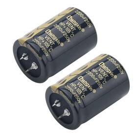 Cl563 Cermant Celent 2pcs 250v 2200uf Electrolytic Capacitors Snap In