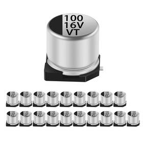 Cl577-579 Cermant Celent 20pcs 16v 100uf Smd Aluminium Electrolytic Capacitors For Arduino