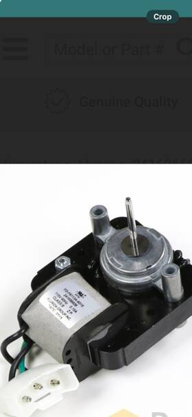 241696606 Cmp Cm Replacement Refrigerator Condenser Fan Motor
