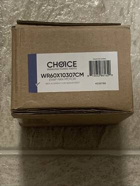 Wr60x10307cm Cmp Replacement Refrigerator Evaporator Fan Motor Choice