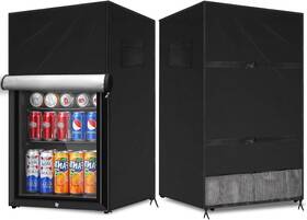 Coitek 744110589412 Outdoor Refrigerator Cover Waterproof Upright Mini Freezers Beve