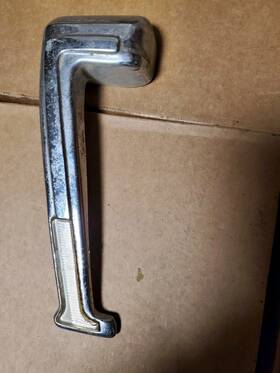 12628-1-w-c Crosley 1956 Shelvador Cae-8 Refrigerator Door Handle Metal Chrome