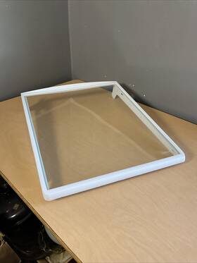 240350107 Crosley Genuine Frigidaire White Westinghouse Refrigerator Spillsafe Glass Shelf