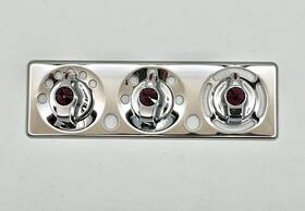 Ctw 679771144635 Plate With Purple Knobs 379 389 388 387 386 384 Compatible Chrome