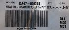 Da47-00038b Samsung Heater
