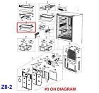 Rf20hfenbbc Da97-06675c Unbranded Samsung Refrigerator Shelf Assembly Part Rf20hfenbbc Da97-06675c Unbranded Samsung Refrigerator Shelf Assembly Part