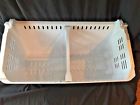 Da97-07533a Samsung Refrigerator Lower Freezer Basket Drawer With Divider Da97-07533a Samsung Refrigerator Lower Freezer Basket Drawer With Divider