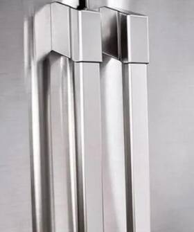 Adrf36chaasr Dacor Modernist 3 Handle Kit 36 Inch French Door Refrigerators Silver