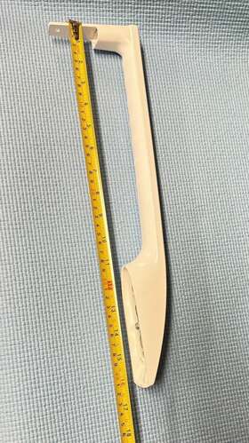 Frg1820brw Daewoo Refrigerator Model# Door White Handle 16 Inch Genuine Oem Part