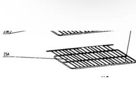 Dff1144.25a Danby / Kenmore /danby Refrigerator Lower Wire Shelf From Mdl# 461.62402